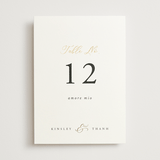 "You & Me" - Table Numbers in Classique by Design Lotus - Front