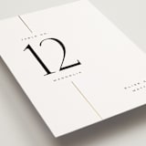 "Linear" - Table Numbers in Silk by Laura Hankins - Detail
