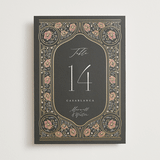 "Timeless Nature" - Table Numbers in Ebony by Ana de Sousa - Front