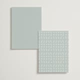 "Blue Garden" - Table Numbers in Mist by Hannah Williams - Back of Card Options