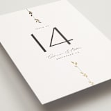 "Courtyard" - Table Numbers in Lily by Owl and Toad - Detail