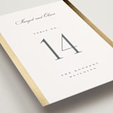 "The Ritz" - Table Numbers in Quartz by Kristie Kern - Detail