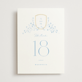 "storybook garden" - Table Numbers in Bluebell by Kristie Kern - Front