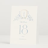 "storybook garden" - Table Numbers in Bluebell by Kristie Kern - Folded