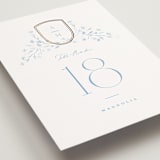 "storybook garden" - Table Numbers in Bluebell by Kristie Kern - Detail