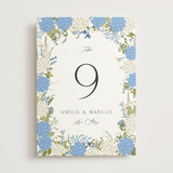 "Garden Whisper" - Table Numbers in Coastal by Susan Moyal - Front
