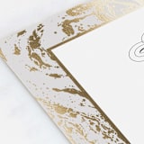 "Modern Marble" - Table Numbers in Cloud by Kelly Schmidt - Detail