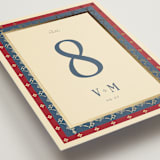 "Woven" - Table Numbers in Navy by Baumbirdy - Detail