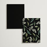 "Bold Bouquet" - Table Numbers in Midnight by Susan Moyal - Back of Card Options