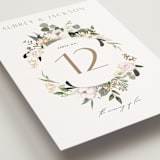 "Country Garden" - Table Numbers in Verdant by Susan Moyal - Detail