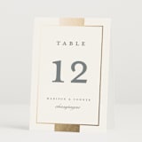 "Refined style" - Table Numbers in Slate by Stacey Meacham - Folded