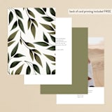 "Cascading Vine" - Table Numbers in Ivory by Susan Moyal - Back of Card Options