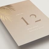 "Sunset by the Sea" - Table Numbers in Tan by lulu and isabelle - Detail