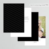 "Formal" - Table Numbers in Onyx by Jessica Williams - Back of Card Options