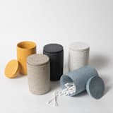 "Cotton Swab Holder - Marigold Terrazzo" - Belly Bands in yellow by Pretti.Cool