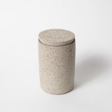 "Cotton Swab Holder - Natural Terrazzo" - Belly Bands in natural by Pretti.Cool