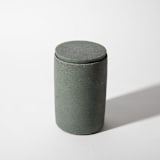 "Cotton Swab Holder - Dark Green Terrazzo" - Belly Bands in green by Pretti.Cool