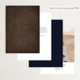 "Outside" - Table Numbers in Navy by Rebecca Bowen - Back of Card Options