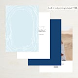 "Gilt Agate" - Table Numbers in Navy by Kaydi Bishop - Back of Card Options