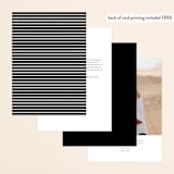 "At Last" - Table Numbers in Onyx by Lauren Chism - Back of Card Options