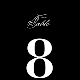 "At Last" - Table Numbers in Onyx by Lauren Chism - Detail