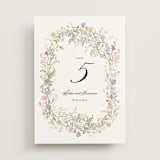 "flowering arch" - Table Numbers in Sage by Lori Wemple - Front