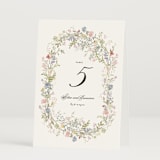 "flowering arch" - Table Numbers in Sage by Lori Wemple - Folded