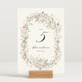 "flowering arch" - Table Numbers in Sage by Lori Wemple - Displayed (stand not included)