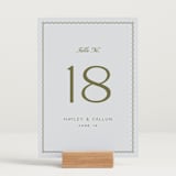 "callum" - Table Numbers in Lavender by Ellen Schlegelmilch - Displayed (stand not included)