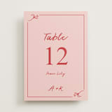 "Love in Bloom" - Table Numbers in Brick by Julia Liverton - Front