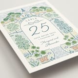 "Going to the Chapel" - Table Numbers in Meadow by Paper Sun Studio - Detail