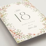"Avery" - Table Numbers in Peony by Jennifer Wick - Detail