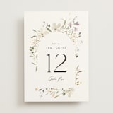 "Aster" - Table Numbers in Garden by Itsy Belle Studio - Front