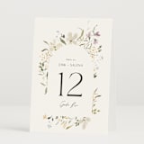 "Aster" - Table Numbers in Garden by Itsy Belle Studio - Folded