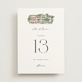 "East Bay street" - Table Numbers in Lily by Jennifer Wick - Front