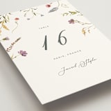 "Untied" - Table Numbers in Sherbert by Erin Hodges - Detail