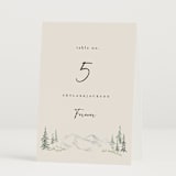 "Paradise" - Table Numbers in Forest by Petra Kern - Folded