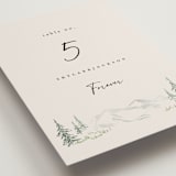 "Paradise" - Table Numbers in Forest by Petra Kern - Detail