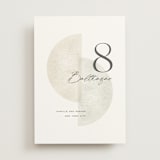 "Camille" - Table Numbers in Stone by Jackie Crawford - Front