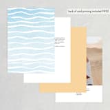 "Painted Sea" - Table Numbers in Sea by Laura Condouris - Back of Card Options