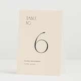 "Edge" - Table Numbers in Linen by Kelly Schmidt - Folded