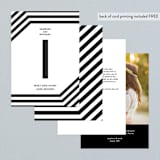 "Desenfadado" - Table Numbers in Black Ink by Aspacia Kusulas - Back of Card Options