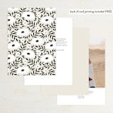 "Nothing Compares To You" - Table Numbers in Cream by Design Lotus - Back of Card Options