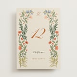 "Garden Heirloom" - Table Numbers in Garden by Elly - Front