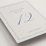 "Amalfi Blue" - Table Numbers in Blue Mist by Design Lotus - Detail