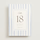 "Bristol" - Table Numbers in Aqua by Jennifer Wick - Front