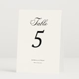 "Chic Union" - Table Numbers in Mystic Raven by Cass Loh - Folded