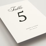 "Chic Union" - Table Numbers in Mystic Raven by Cass Loh - Detail
