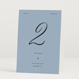 "Cheers" - Table Numbers in Sky by Blustery August - Folded