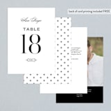"Confection" - Table Numbers in Cloud by Jill Means - Back of Card Options